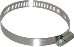 IDEAL TRIDON - SAE Size 52, 2-13/16 to 3-3/4" Diam, Stainless Steel Worm Drive Clamp - 1/2" Wide, Material Grade 201, Series 611 - Americas Industrial Supply