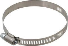 IDEAL TRIDON - SAE Size 60, 3-5/16 to 4-1/4" Diam, Stainless Steel Worm Drive Clamp - 1/2" Wide, Material Grade 201, Series 611 - Americas Industrial Supply