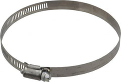 IDEAL TRIDON - SAE Size 72, 3 to 5" Diam, Stainless Steel Worm Drive Clamp - 1/2" Wide, Material Grade 201, Series 611 - Americas Industrial Supply