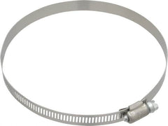 IDEAL TRIDON - SAE Size 88, 4-1/16 to 6" Diam, Stainless Steel Worm Drive Clamp - 1/2" Wide, Material Grade 201, Series 611 - Americas Industrial Supply