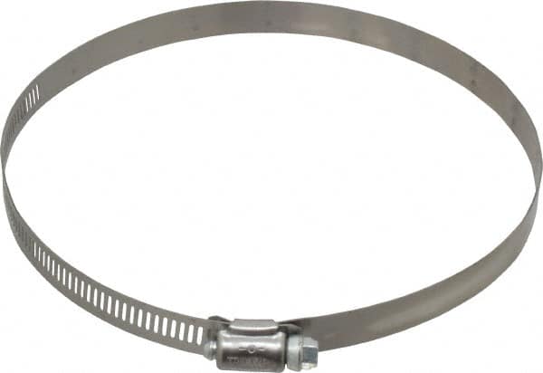 IDEAL TRIDON - SAE Size 96, 4-1/2 to 6-1/2" Diam, Stainless Steel Worm Drive Clamp - 1/2" Wide, Material Grade 201, Series 611 - Americas Industrial Supply