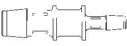 Made in USA - Polypropylene Single Barbed Tube Reducer - Natural - Americas Industrial Supply