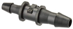 Made in USA - 1/8 x 3/32" Barb, Nylon Single Barbed Tube Reducer - Black - Americas Industrial Supply