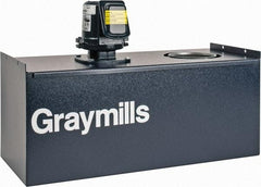 Graymills - 10 Gallon Tank Capacity, Coolant Pump/Motor - 24" Tank Length x 9-3/4" Tank Width x 16" Tank Height - Americas Industrial Supply