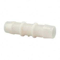 Made in USA - 3/4" Barb, Nylon Single Barbed Tube Splicer - Natural - Americas Industrial Supply