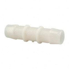 Made in USA - 3/4" Barb, Nylon Single Barbed Tube Splicer - Natural - Americas Industrial Supply