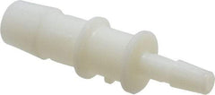 Made in USA - Nylon Single Barbed Tube Reducer - Natural - Americas Industrial Supply