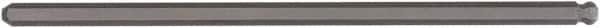 Bondhus - 3/8" Ball End Hex Screwdriver Bit - 3/8" Drive, 8" OAL - Americas Industrial Supply