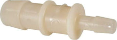 Made in USA - Nylon Single Barbed Tube Reducer - Natural - Americas Industrial Supply