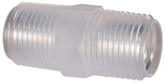 Made in USA - 3/8 NPT Polypropylene Threaded Tube Fitting - Natural - Americas Industrial Supply
