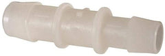 Made in USA - Kynar Single Barbed Tube Reducer - Natural - Americas Industrial Supply