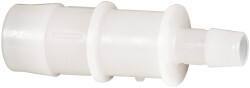 Made in USA - Kynar Single Barbed Tube Reducer - Natural - Americas Industrial Supply