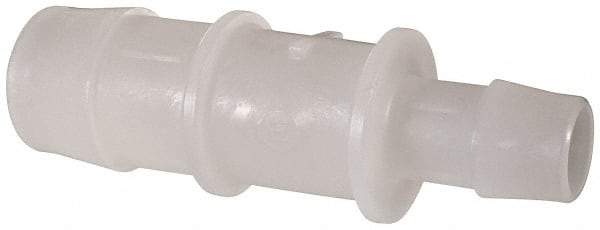 Made in USA - Kynar Single Barbed Tube Reducer - Natural - Americas Industrial Supply