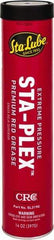 CRC - 14 oz Cartridge Lithium Extreme Pressure Grease - Red, Extreme Pressure & Food Grade, 325°F Max Temp, NLGIG 2, - Americas Industrial Supply