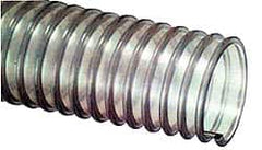 Kuriyama of America - 2" ID, 21 Hg Vac Rating, 15 psi, Polyurethane Vacuum & Duct Hose - 50' Long, Clear, 2" Bend Radius, -40 to 150°F - Americas Industrial Supply