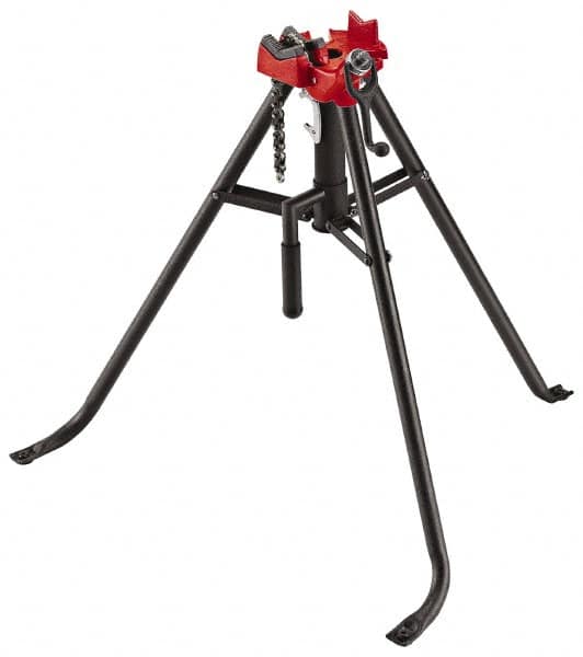 Ridgid - 1/8" to 2-1/2" Pipe Capacity, Portable Tristand Chain Vise - Americas Industrial Supply