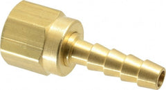 Dixon Valve & Coupling - 1/2 UNF Thread, 1/4 Inch Hose, Hose Barb x Female 45° SAE/37° JIC Swivel Connector - Americas Industrial Supply