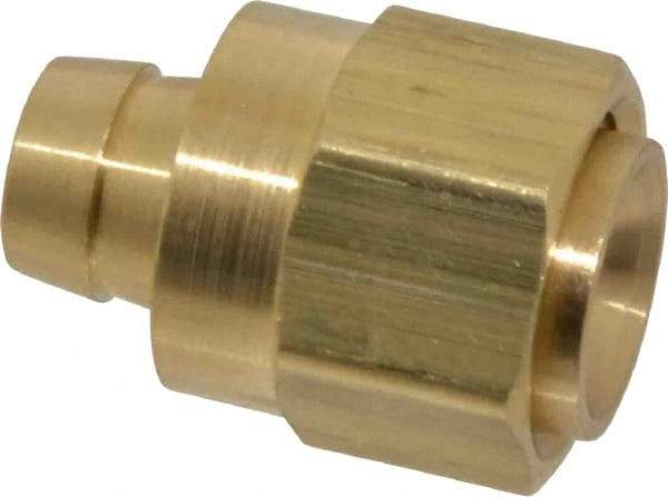 Dixon Valve & Coupling - 3/4 UNF Thread Hose Barb x Female 45° SAE/37° JIC Swivel Connector - 1/2" ID Hose x 1/2" OD Hose, Brass - Americas Industrial Supply