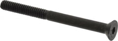 Value Collection - 1/4-20 UNC Hex Socket Drive, 82° Flat Screw - Alloy Steel, Black Oxide Finish, Partially Threaded, 3" OAL - Americas Industrial Supply