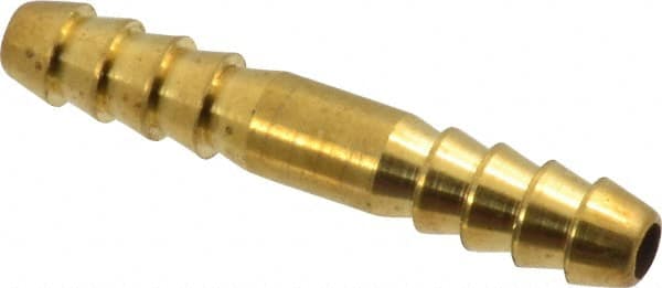 Cerro - Hose Barb x Hose Barb Hose Mender - 3/16" ID Hose, Brass - Americas Industrial Supply