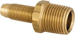 Dixon Valve & Coupling - 1/2 NPTF, Reusable Hose Male Stem - 3/8" Hose ID - Americas Industrial Supply