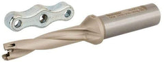 Iscar - 0.433 to 0.449" Diam, 5xD, 1.3" Max Depth, 5/8" Shank Diam, Replaceable Tip Drill - IDI Insert, 11 Seat Size, DCM Toolholder, Series ChamDrill - Americas Industrial Supply
