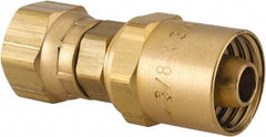 Dixon Valve & Coupling - 3/8 NPSM, Reusable Hose Female Swivel Fitting - 3/8" Hose ID x 3/4" Hose OD - Americas Industrial Supply