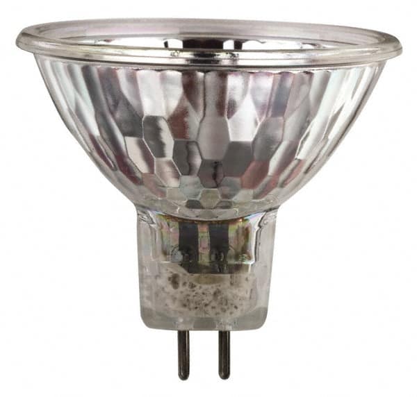 Philips - 50 Watt Halogen Commercial/Industrial 2 Pin Lamp - 3,100°K Color Temp, 850 Lumens, 12 Volts, Dimmable, MR16, 3,000 hr Avg Life - Americas Industrial Supply