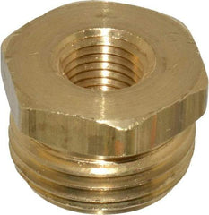 Dixon Valve & Coupling - 1/4 NPTF & 3/4 NH Garden Hose Fitting - Brass, Male Hose to Female Pipe Connector - Americas Industrial Supply