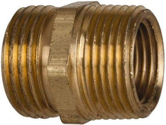 Cerro - 3/4 MGHT & 3/4 MPT Garden Hose Fitting - Brass, Male Hose to Male Pipe Connector - Americas Industrial Supply