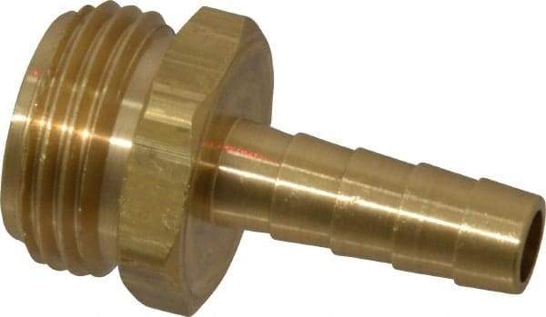 Dixon Valve & Coupling - 3/4 NH Garden Hose Fitting - Brass, Standard Shank Male Connector - Americas Industrial Supply