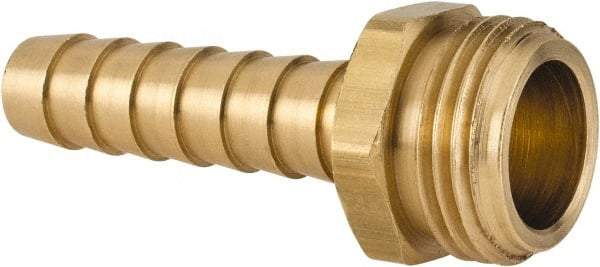 Dixon Valve & Coupling - 3/4 NH Garden Hose Fitting - Brass, Long Shank Male Connector - Americas Industrial Supply