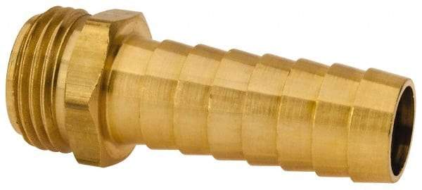 Dixon Valve & Coupling - 3/4 NH Garden Hose Fitting - Brass, Long Shank Male Connector - Americas Industrial Supply