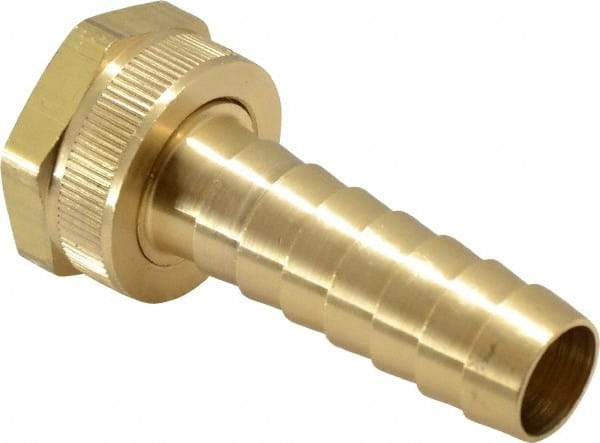 Dixon Valve & Coupling - 3/4 NH Garden Hose Fitting - Brass, Long Shank Female Swivel Connector - Americas Industrial Supply