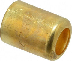 Dixon Valve & Coupling - 0.478" ID Hose Ferrule - Brass, 0.69" Long - Americas Industrial Supply