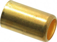 Dixon Valve & Coupling - 17/32" ID Hose Ferrule - Brass, 1" Long - Americas Industrial Supply