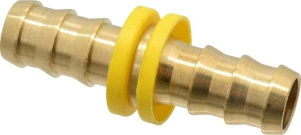 Cerro - 5/8" ID Barbed Push On Splicer - 3.21" Long, Brass - Americas Industrial Supply