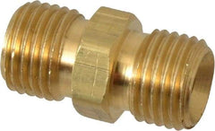 Dixon Valve & Coupling - 1/4 Male Thread, Brass Industrial Pipe Hex Nipple - MNPSM, 1,000 psi - Americas Industrial Supply