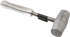 American Hammer - 7 Lb Head 2" Face Lead Alloy Nonmarring Lead Hammer - 13-1/2" OAL, Aluminum Handle - Americas Industrial Supply