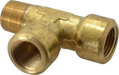 Cerro - 1/2 Male Thread x 1/2 Female Thread, Brass Industrial Pipe Street Tee - MNPTF x FNPTF, 1,200 psi - Americas Industrial Supply