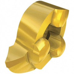 Iscar - 11WT005GIQL Grade IC528, Carbide Grooving Insert - 2mm Max Depth of Cut, Neutral, 0.05mm Corner Radius, TiCN/TiN Finish - Americas Industrial Supply