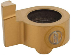 Iscar - 12-2.50-0.20GFQR Grade IC528, 2.5mm Cutting Width Carbide Grooving Insert - 3mm Max Depth of Cut, Neutral, 0.2mm Corner Radius, TiCN/TiN Finish - Americas Industrial Supply