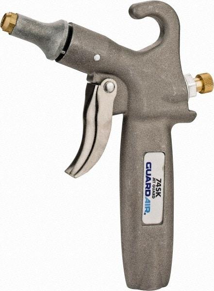 Guardair - 120 Max psi Standard Safety Pistol Grip Blow Gun - 1/4 NPT, Aluminum - Americas Industrial Supply