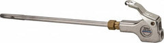 Guardair - 120 Max psi Safety Extension Tube Thumb Lever Blow Gun - 1/4 NPT, 48" Tube Length, Aluminum - Americas Industrial Supply