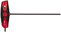 Wiha - 3mm Hex, T-Handle Cushion Grip, Hex Key - 5.9mm OAL, Metric System of Measurement - Americas Industrial Supply