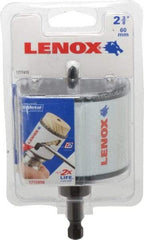 Lenox - 2-5/8" Diam, 1-1/2" Cutting Depth, Hole Saw - Bi-Metal Saw, Toothed Edge - Americas Industrial Supply