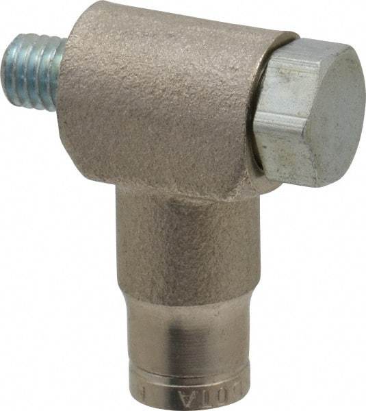 Norgren - 10-32 UNF, Nickel Plated Brass Push-to-Connect Tube Banjo Elbow - 260 Max psi, Tube to Male Connection - Americas Industrial Supply