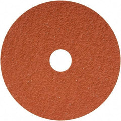 Camel Grinding Wheels - 5" Diam 7/8" Hole 24 Grit Fiber Disc - Coarse Grade, Ceramic, 12,200 Max RPM - Americas Industrial Supply