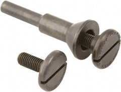 Camel Grinding Wheels - 3/8" Max Diam, Abrasive Mandrel Adapter - 1/4" Min Disc Hardware Diam - Americas Industrial Supply