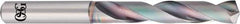 OSG - 10.2mm 140° Solid Carbide Jobber Drill - EgiAs Finish, Right Hand Cut, Spiral Flute, Straight Shank, 118mm OAL - Americas Industrial Supply